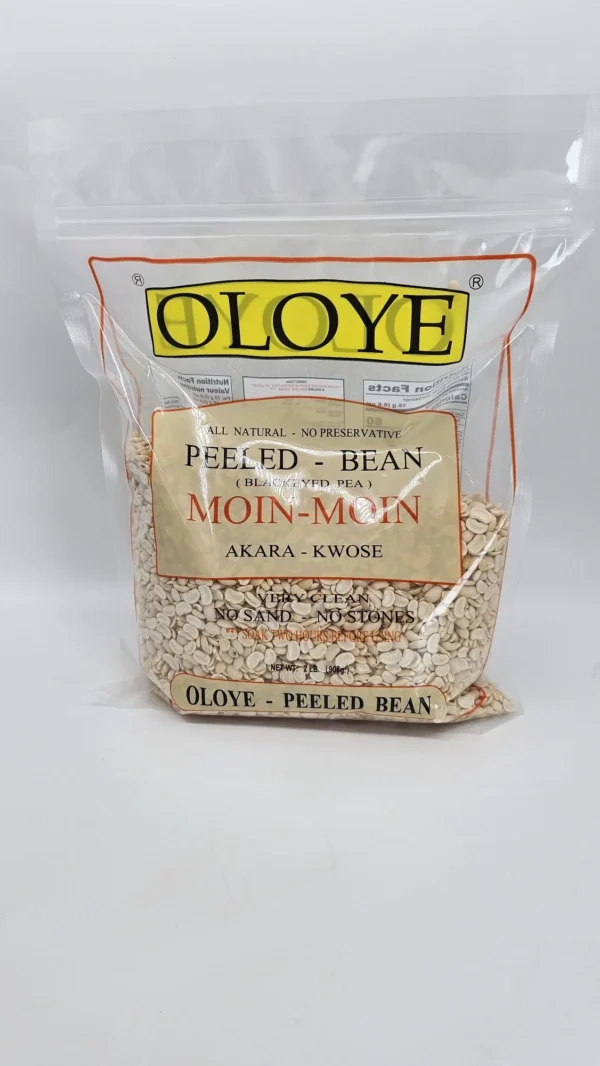 Oloye Peeled Beans (Moin-Moin) 2LB