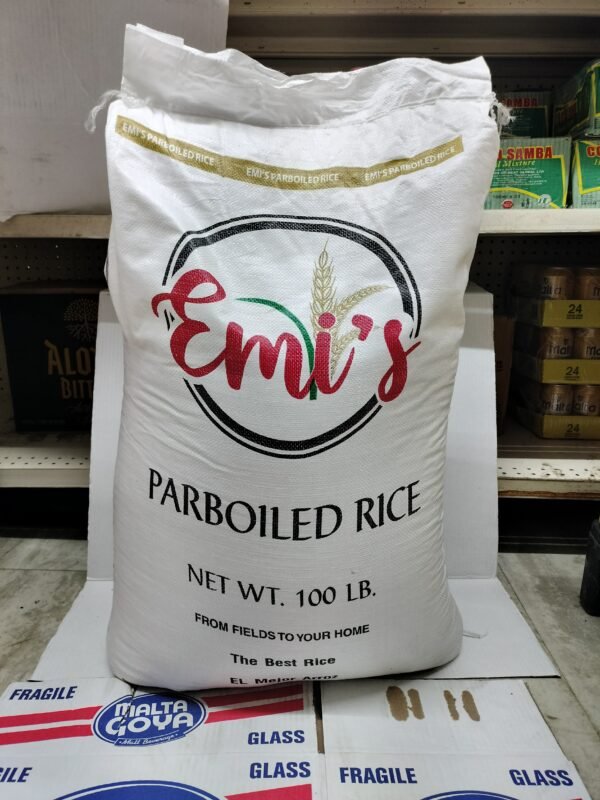 Emi's Parboiled Rice 100lbs