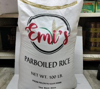 Emi’s Parboiled Rice 100lbs