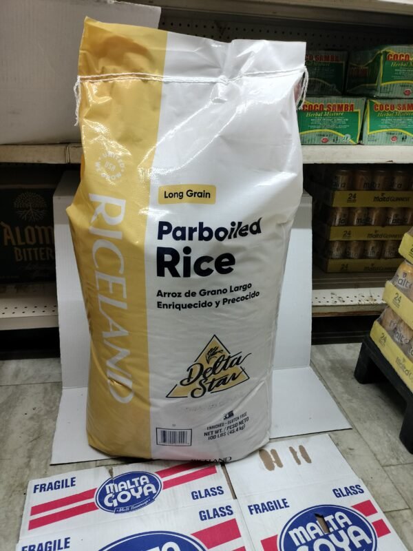 Riceland Long Grain Parboiled Rice 100lbs/45.4kg