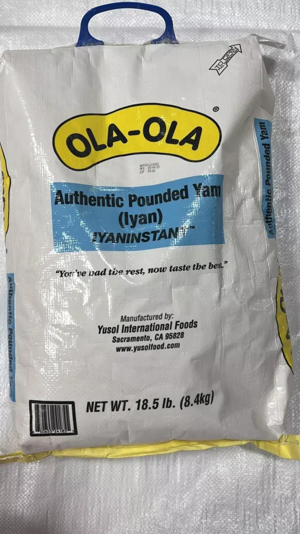 Ola Ola Authentic Pounded Yam (Iyan) 18.5LB